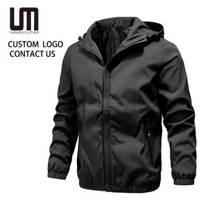 Liquidation ventes hommes coupe-vent veste automne hiver extérieur à capuche <span class=keywords><strong>manteau</strong></span> grande taille décontracté en gros" - Product Image 1