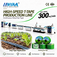 Machine de fabrication de ruban d'irrigation goutte à goutte Labyrinth, ligne de production automatique haute vitesse pour solutions d'irrigation en serre