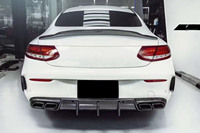 Kit carrosserie en fibre de carbone pour Mercedes Benz Classe C W205 C63 Coupé 2015-2021, diffuseur arrière