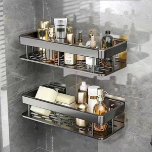 Étagère de rangement murale en aluminium Royal Stan Space, ensemble de deux pièces, pour salle de bain et cuisine - Product Image 3