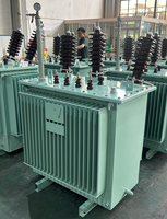 Transformateur immergé dans l'huile de moyenne haute tension personnalisé S11 transformateur de puissance en cuivre triphasé 110V entrée 10KV 110V/380V