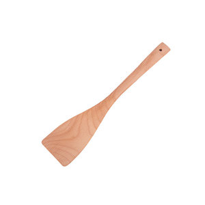 Ustensiles de cuisine multifonctionnels en bois de qualité fantastique, spatule courbée de 33 cm - Product Image 1
