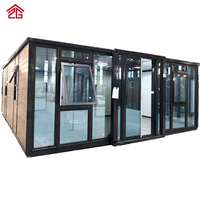 Kits de conteneurs préfabriqués pour la construction de villas écologiques, maison en acier étanche, maison pliante moderne standard Allstar