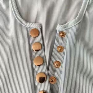 Body de Mujer I-0523 Ecológico, de Secado Rápido, Transpirable, con Cuello Redondo, de Algodón, Poliéster y Elastano, para Primavera, Otoño y Verano - Product Image 2