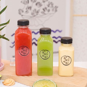 1000ml 500ml 350ml 250ml 150ml giá rẻ vuông nhựa PET nước trái cây có thể nóng và lạnh Brew chai nước với chi phí thấp - Product Image 2