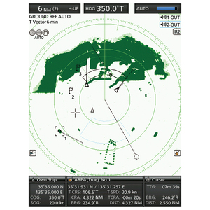 IC-mr1010r hệ thống Radar Hàng Hải với 10 Màn hình LCD Radar tự động âm mưu hỗ trợ chức năng cho ICOM - Product Image 3