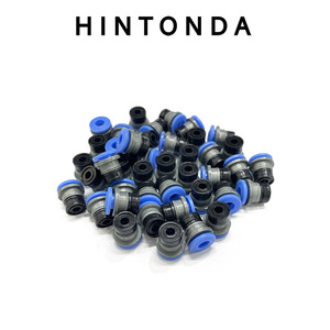 HINTONDA ECAS4 ข้อต่อโบว์เดน M4 ตัวเชื่อมต่อเครื่องอัดรีด 3D อุปกรณ์เสริมเครื่องพิมพ์พลาสติกสีฟ้าสีเทาสีดำ - Product Image 3