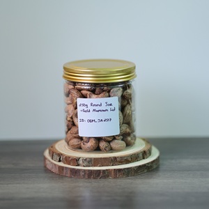 Hạt điều muối Việt Nam giá trị cao nhất trong lọ tròn 250g (nắp nhôm vàng) - Có sẵn OEM và nguồn gốc từ nhà máy - Product Image 6