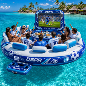 Sofá Flotante Personalizado para <span class=keywords><strong>Cine</strong></span> con Mini Bar, Respaldo y Soporte para Pantalla Grande, Ideal para Fiestas en Resorts de Playa y Negocios de Alquiler - Product Image 1