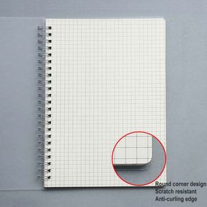 Expédition rapide en stock, cahier personnalisé de haute qualité, nouveau cahier simple en PP transparent, cahier à spirales personnalisé de qualité supérieure - Product Image 4