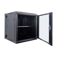 Conception d'usine 12u type de mur armoire réseau anti-poussière rack de serveur en métal extérieur pour station de télévision d'ordinateur