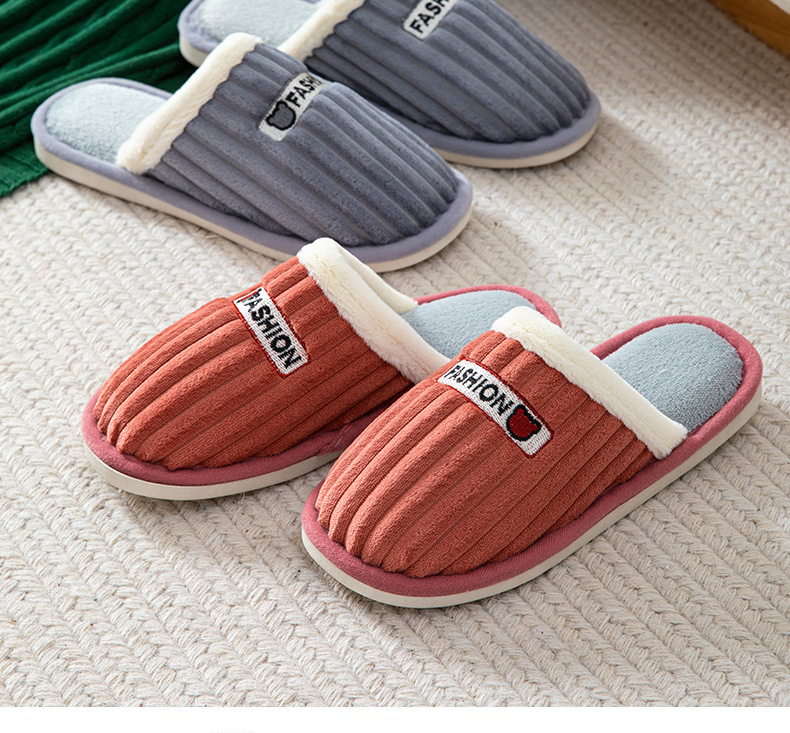 Cheap Wholesale Cute House Slippers Women Bedroom Indoor Plush Slippers Unisex