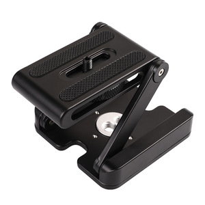 Plaque de fixation rapide K6 Z-Type en métal, stabilisateur pliable, rail macro pour voiture, support de cardan coulissant pour trépied d'appareil photo - Product Image 1