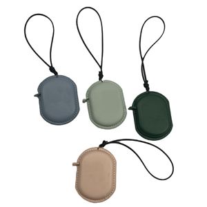 Cinta métrica ovalada mini de PU, regalo, cinta métrica pequeña para cintura, 1.5m, cinta suave con logo, venta al por mayor, cinta métrica de cuero - Product Image 2