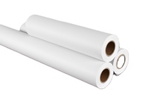 Rollo de papel especial White Bond Cad, dibujos precisos y diseños de patrones, impresión industrial sin recubrimiento, uso embalado en cartón