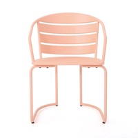 Ensemble de table et chaises en métal lourd pour l'extérieur, mobilier de balcon d'hôtel