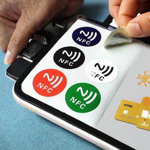 Tùy chỉnh Mini NFC RFID Inlay không thấm nước UHF 13.56MHz Pet Epoxy ISO Mô hình kích thước 25mm khách sạn Thanh Toán Kiểm soát truy cập thẻ giấy Sticker - Product Image 5