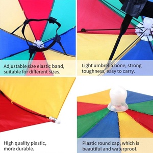 Nouvelle conception d'été en gros personnalisé lunettes <span class=keywords><strong>de</strong></span> soleil populaires mini chapeau <span class=keywords><strong>parapluie</strong></span> - Product Image 6