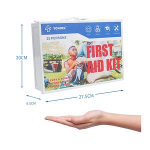 Botiquín de Primeros Auxilios para Contratistas de 25 Personas para Renovación del Hogar y Construcción de Vehículos, Uso Manual - Product Image 4