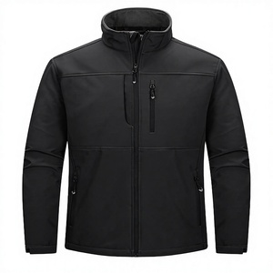 Chaqueta Casual con Capucha para Motocicleta, de Primavera, con Cuello Alto, Manga Regular, Tejido Softshell, Cortavientos, Impermeable, con Cremallera, al por Mayor - Product Image 4