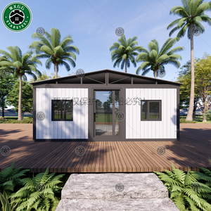 Maison conteneur extensible personnalisée 20ft 40ft, mini-villa de luxe 2-3 chambres, maison préfabriquée en acier pour habitation ou commerce - Product Image 1