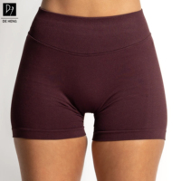 Nouveaux shorts de sport pour femmes en nylon et élasthanne, sans couture, personnalisés, de haute qualité, avec effet sculptant, pour l'entraînement, la remise en forme, la gym et le yoga