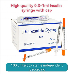 Jeringa de Insulina Desechable y Estéril con Aguja de 30G, Adecuada para el Cuidado Médico de Diabéticos, Inyección Cómoda y Segura - Product Image 4