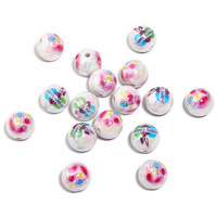 Nouvelles perles en acrylique/plastique/lucite Duolang avec motif Lettre Lapin de Pâques et Résurrection pour bracelets et porte-clés DIY, vente en gros CN ZHE pour