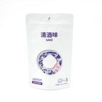Sachet refermable personnalisé avec fermeture éclair, en plastique, pour aliments, snacks, bonbons, boissons – Logo personnalisé acceptable