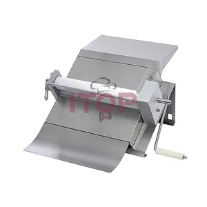 Household Stainless Steel Manual Dough Sheeter Cutter Machine