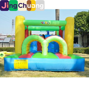 Grandes installations de jeux gonflables en PVC pour enfants : lit de saut ludique et structure gonflable d'extension d'entrée pour enfants - Product Image 2