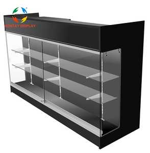 <span class=keywords><strong>Comptoir</strong></span> de <span class=keywords><strong>caisse</strong></span> en bois et verre pour magasin de vente en gros et au détail - Product Image 4