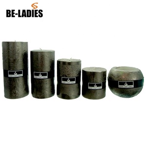 Special Events Large Metallic <strong>Paint</strong> Pillar Scented <strong>Candle</strong> for Weddings - Product Image 3