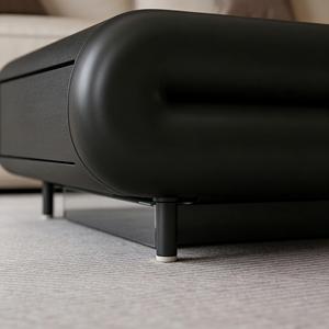 Design Classic Modern Square Shape High-<b>End</b> Luxury Wood Eco-Friendly Coffee <b>Table</b> <b>Storage</b> Living Room Furniture - Product Image 3