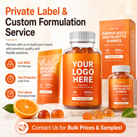 Gummies multivitaminées à base d'extraits végétaux, 60 unités, supportant la personnalisation OEM, complément nutritionnel quotidien pour la santé