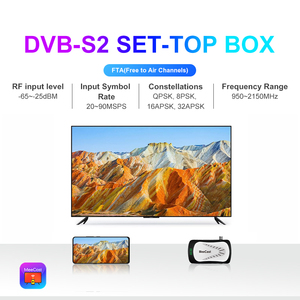 Récepteur <span class=keywords><strong>satellite</strong></span> DVB S2 Mini avec Wi-Fi intégré, TV IP HD H.265 Hevc, décodeur numérique <span class=keywords><strong>gratuit</strong></span>, bande C/Ku, décodeur numérique - Product Image 2