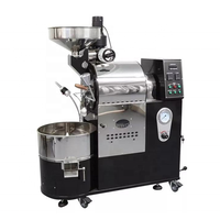 Grill rôtissoire multifonctionnel, avec large portée de sortie, technologie avancée, appareil industriel pour rôtir le café, pour haricots, portatif pour qualité, nouveau