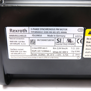 Motor síncrono trifásico PM original Msk040c-0600-nn-m1-up1-nnnn Msk061c-0300-nn-m3-uo1-nnnn - Product Image 1