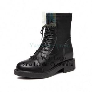 Botas de Mujer con Tacón Alto y Plataforma, Estilo Moderno, con Abertura en la Parte Superior - Product Image 4