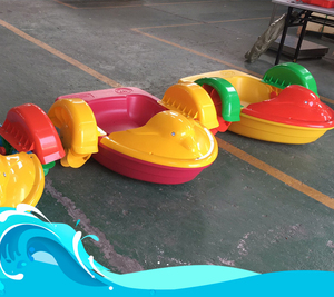 Hand Water Paddle Boats Children Park Aqua Cycle Boat for Kids Adults Rental Paddle Boat Small Plastic Paddle Boats Hand Water P - Product Image 5