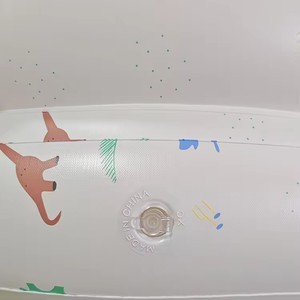 Sedia da studio gonfiabile in Pvc per bambini di 4-12 mesi portatile pieghevole sgabello da bagno per bambini sedia da pranzo per bambini Bb piccolo <span class=keywords><strong>divano</strong></span> - Product Image 5