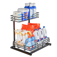Nouvelle mode étagère à épices coulissante armoires de cuisine panier accessoires organisateur tiroirs d'angle étagère