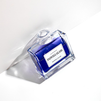 Bouteille diffuseur d'aromathérapie en verre transparente carrée vide de 100 ml, best-seller, avec bâtonnets diffuseurs