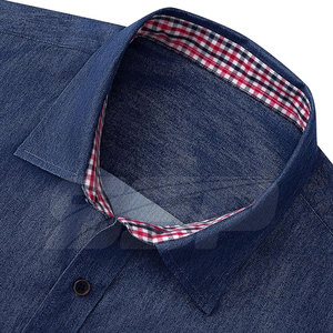 Vente en gros de chemises en jean pour hommes à la mode Chemises en jean pour hommes à l'extérieur Nouveau design Chemises en jean pour hommes - Product Image 4