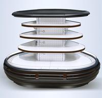 Vitrine Réfrigérée Commerciale à Rideau d'Air, Multi-niveaux, Ouverte, Idéale pour les Supermarchés et les Magasins de Proximité