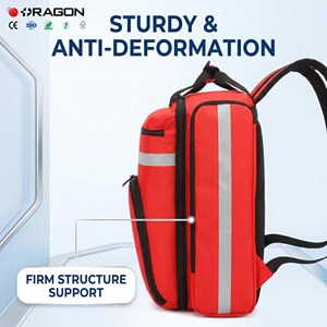 Sac à dos de premiers secours réfléchissant OEM pour les voyages en moto, trousse médicale d'urgence professionnelle imperméable pour le sauvetage en cas de traumatisme - Product Image 3