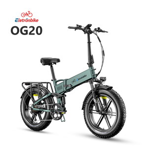 Vélo Pliant Fatbike 20 pouces avec Capteur de Vitesse, Double Amortisseur, Frein à Disque Hydraulique LED 4 pouces, Charge Maximale 120 kg - Expédition Directe depuis l'Usine en Espagne - Product Image 1