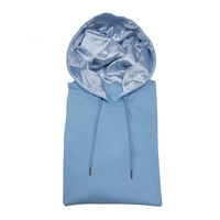 Sweat à capuche surdimensionné pour homme en coton 100% avec logo personnalisé, impression numérique printemps, doublure en satin de soie