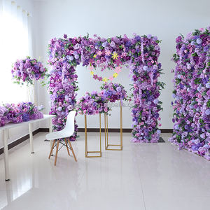 Set Dekorasi Bunga Pernikahan, Meja Bunga Mawar, Centerpiece Bola Bunga, Runner, Rak Bunga Artificial, Stand Bunga, Gapura Bunga untuk Dekorasi Acara Pesta - Product Image 1