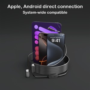 Su geçirmez HD Endoskop Kamera USB-C Lightning Arayüzü 1m 3m 5m 3 Başlıklı Muayene Endoskopu Aksesuarları - Product Image 3